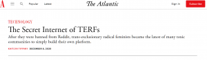 The Atlantic Article The Secret Internet of Terfs