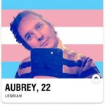 Lesbian dating app mockup