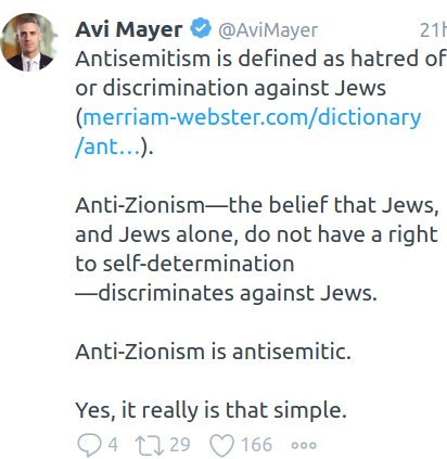 Anti-Zionism is antisemitism