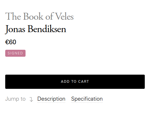 Purchase the Book of Veles - 60 euros