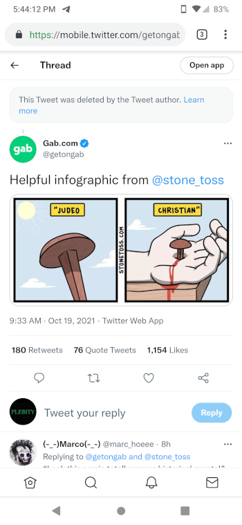 Gab - Jews killed Jesus