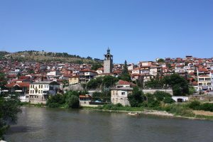 The city of Veles, Macedonia