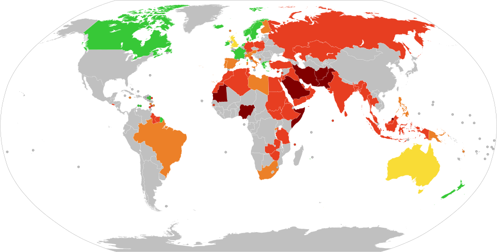 Blasphemy laws worldwide as of 2017