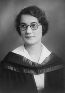 Jim’s beloved wife and partner, Reta Palliser (1910-1961) at the time of her 1935 graduation from Queens University in Kingston, Ontario. He was to meet this ‘woman like no other’ in 1942.