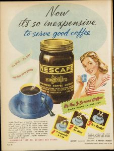 1948 Nescafe advertisement